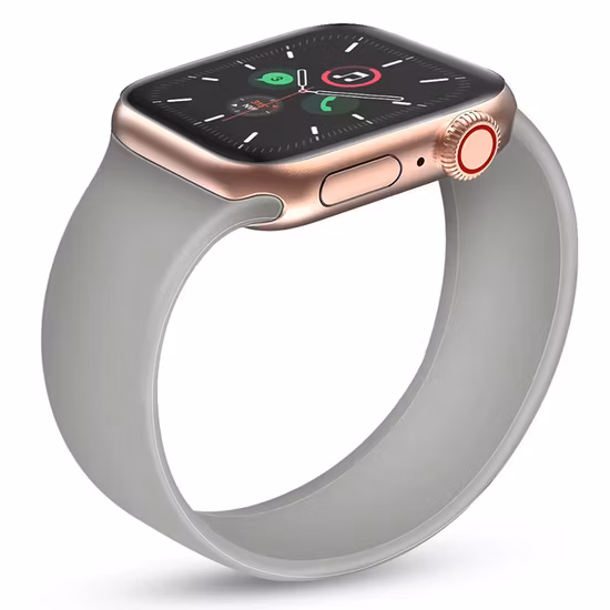 Solo Loop Bands for Apple Watch Series 6, 40mm 44mm Stretchable Liquid Silicone Rubber Strap for Apple Watch Weries 4 5