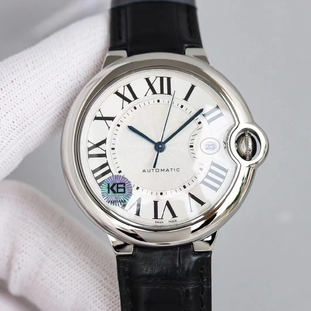 2023 New Cartier&prime;s Blue Balloon Series Men&prime;s Mechanical Watch Sapphire Mirror 42mm Men&prime;s Quartz Watch