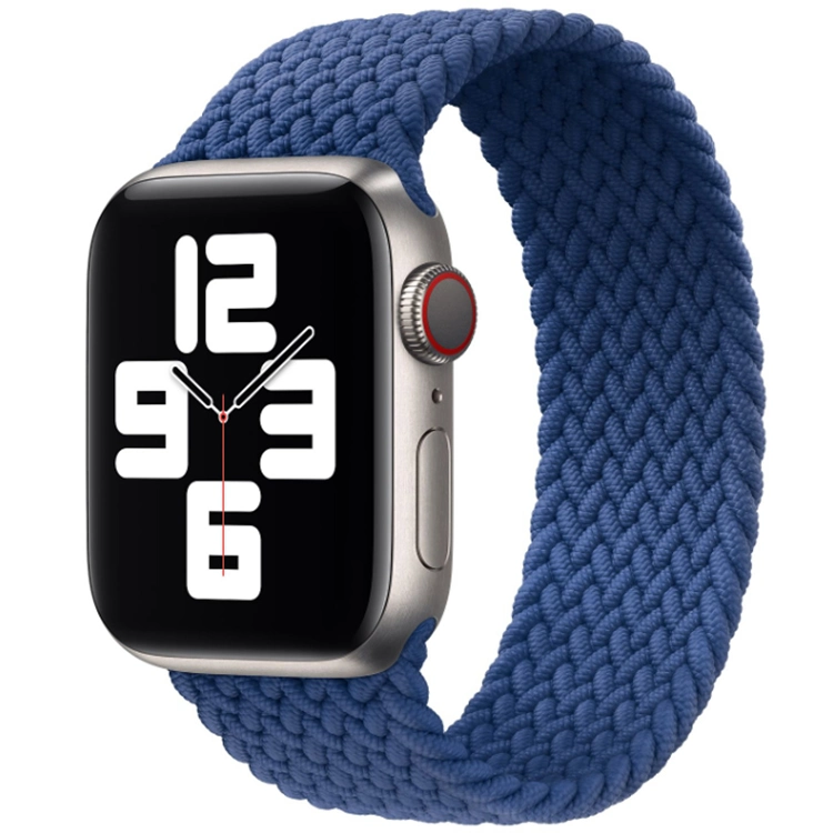 40mm Braided Solo Loop Bands for Apple Watch Series 6, 44mm Nylon Bracelets for Iwatch 4 5 6