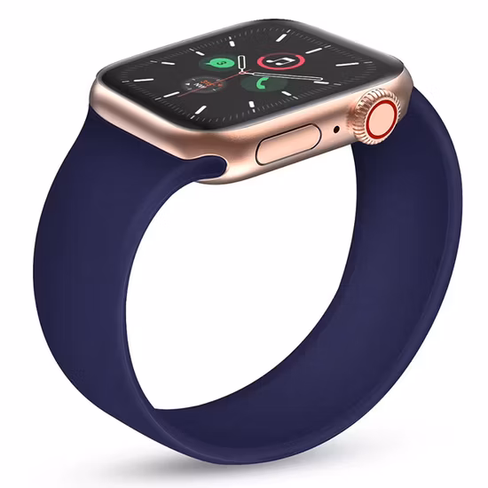 Solo Loop Bands for Apple Watch Series 6, 40mm 44mm Stretchable Liquid Silicone Rubber Strap for Apple Watch Weries 4 5