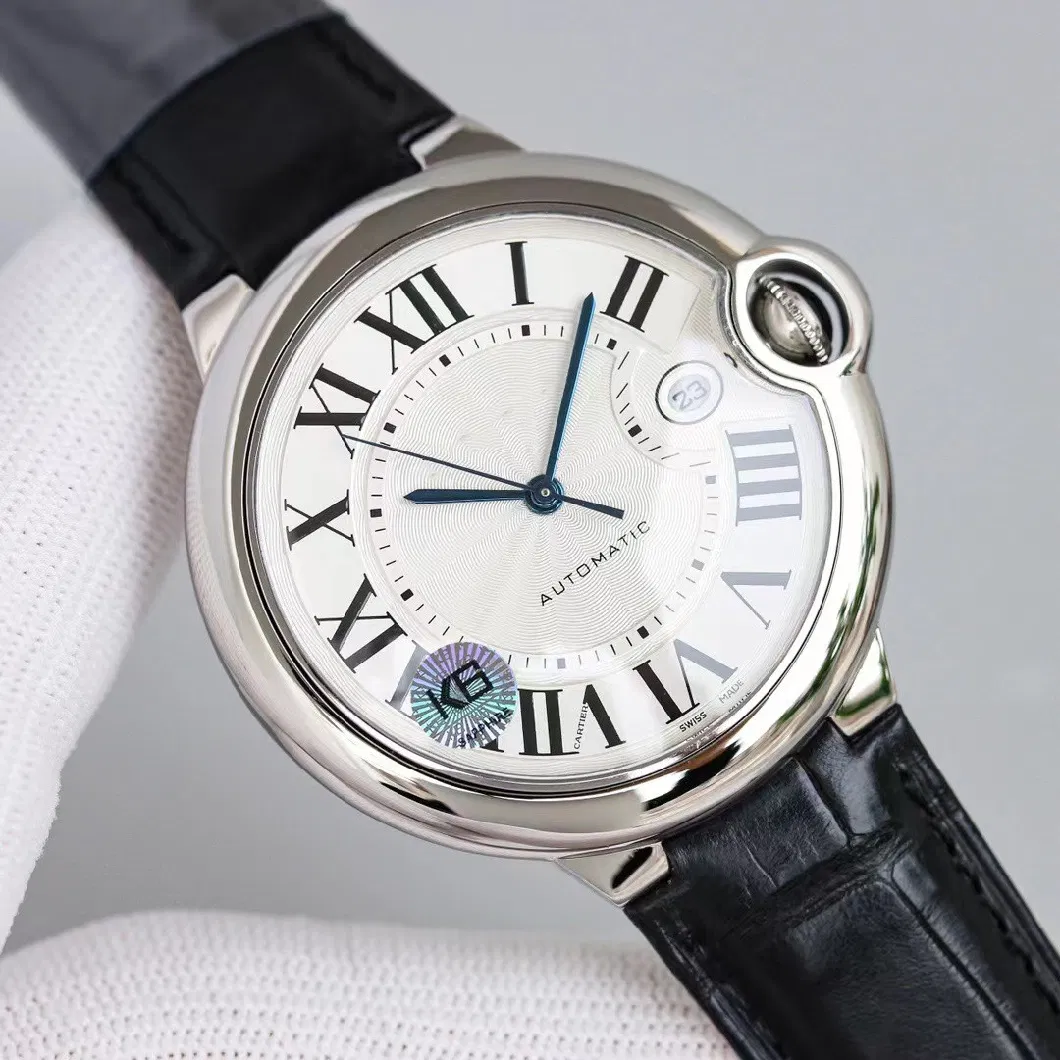 2023 New Cartier&prime;s Blue Balloon Series Men&prime;s Mechanical Watch Sapphire Mirror 42mm Men&prime;s Quartz Watch