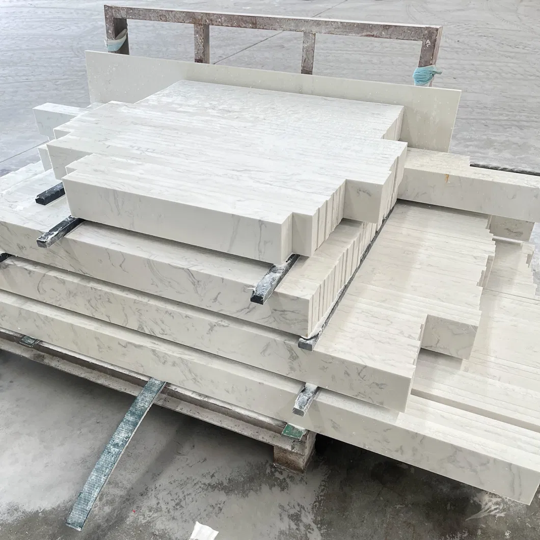 China Floor Tiles Quartz Stone Kitchen Tiles Carrara Grey Countertop Quartz Design