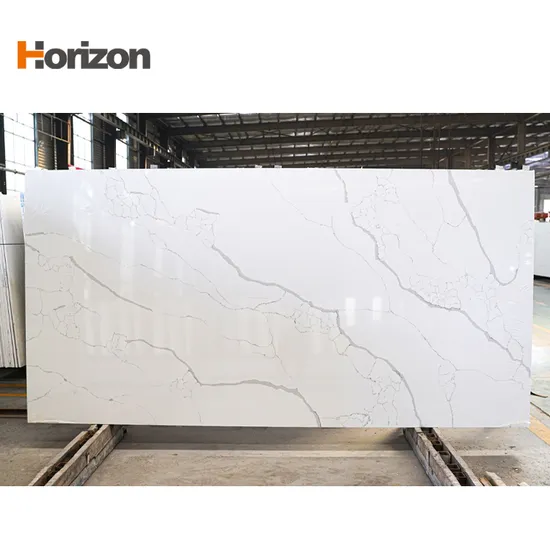 China Factory New Bookmatch Sky Blue Calacatta Wholesale Quartz Stone Slabs