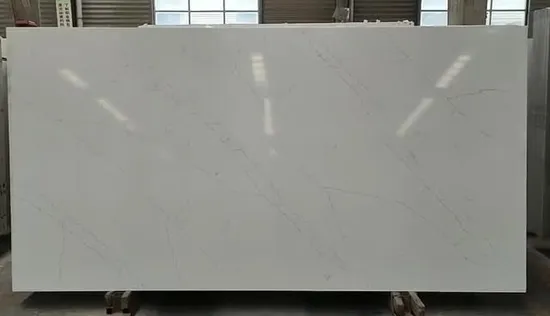 Artificial Quartz Stone White Series Customized Building Material